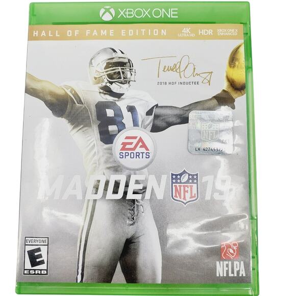 NFL Madden 19 Xbox One Hall Of Fame Edition Featuring: Terrell Owens - Picture 1 of 5